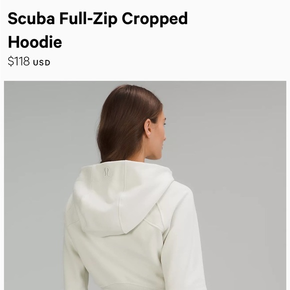 Lululemon Scuba Full-Zip Cropped Hoodie - Picture 6 of 8